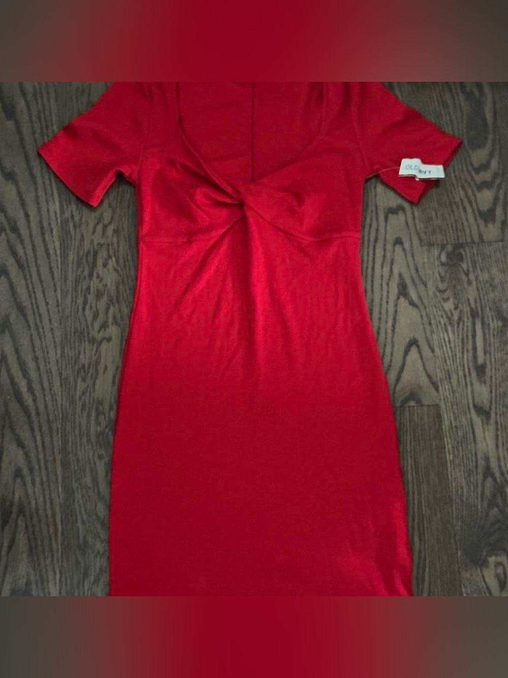 Old Navy red bodycon dress with bow detail. BRAND NEW Size SMALL #bodycon #party